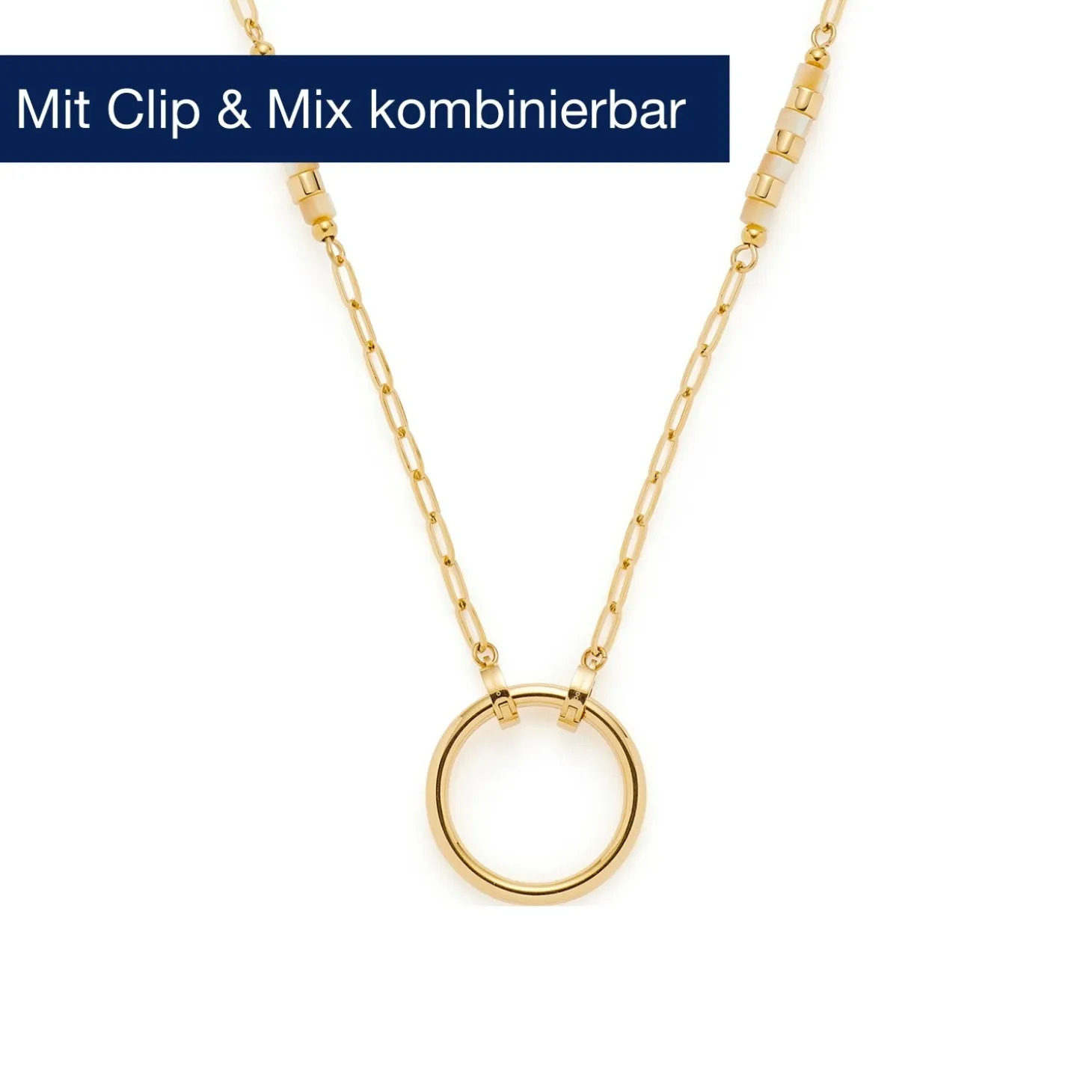 Halskette CARONNA gold Clip & Mix