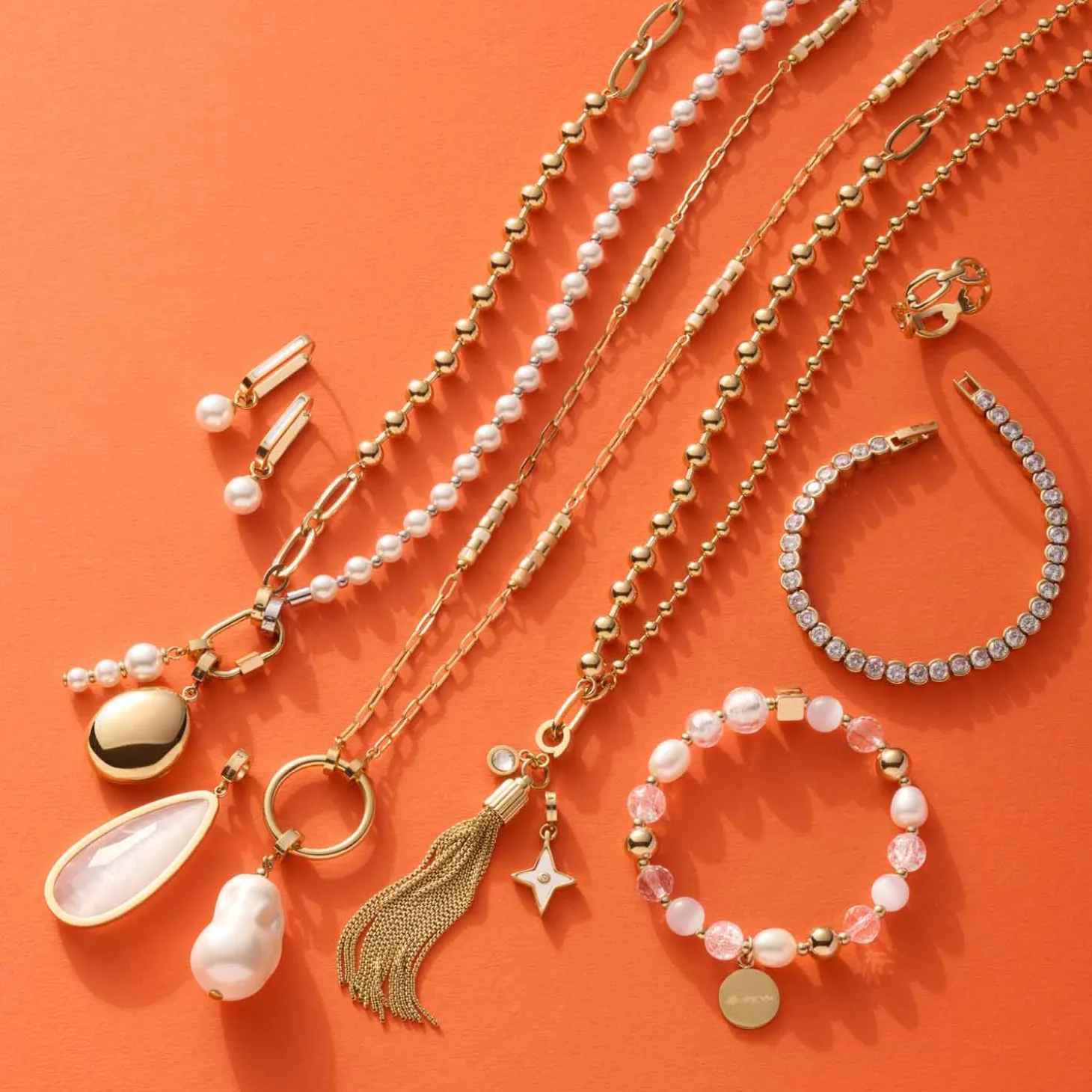 Halskette CARONNA gold Clip & Mix