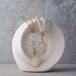 Halskette CHRISTA Clip & Mix 70 cm gold