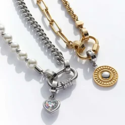 Halskette 45cm gold ESTRELLA Clip & Mix