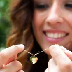 Halskette COLETTA 42 cm gold mit persönlicher Gravur