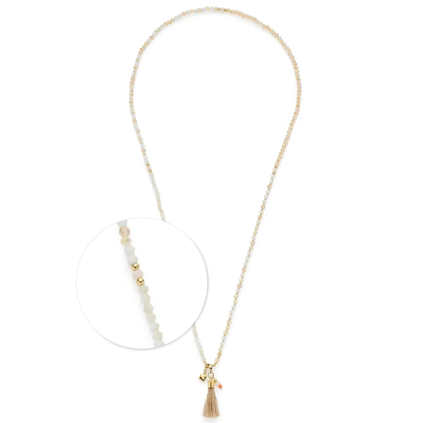 Halskette DONNA 80 cm sand Sommer