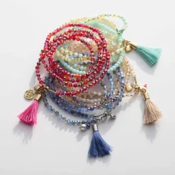 Halskette DONNA 80 cm türkis Sommer