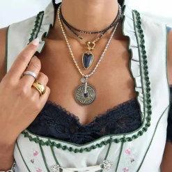 Halskette ELAINE 45 cm gold