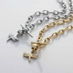 Halskette ELISABETH 45 cm gold