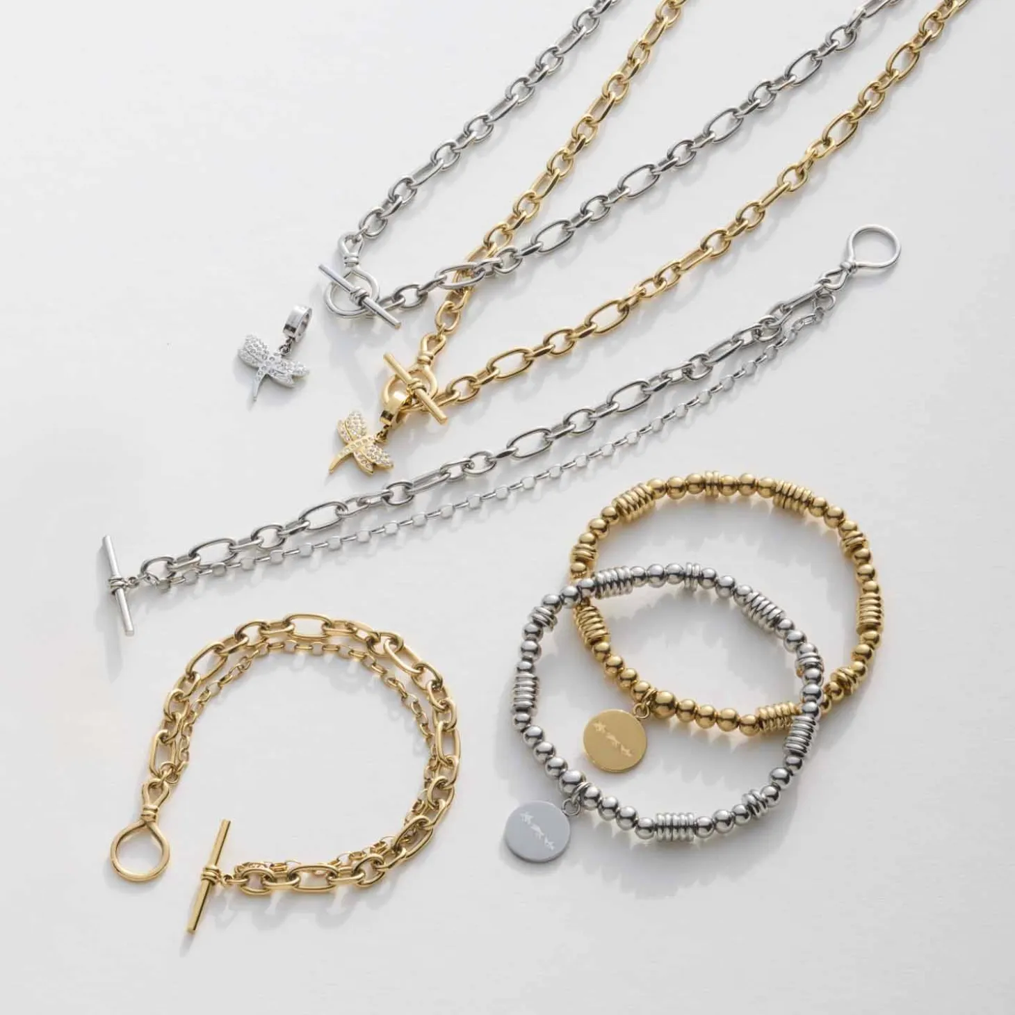 Halskette ELISABETH 45 cm gold