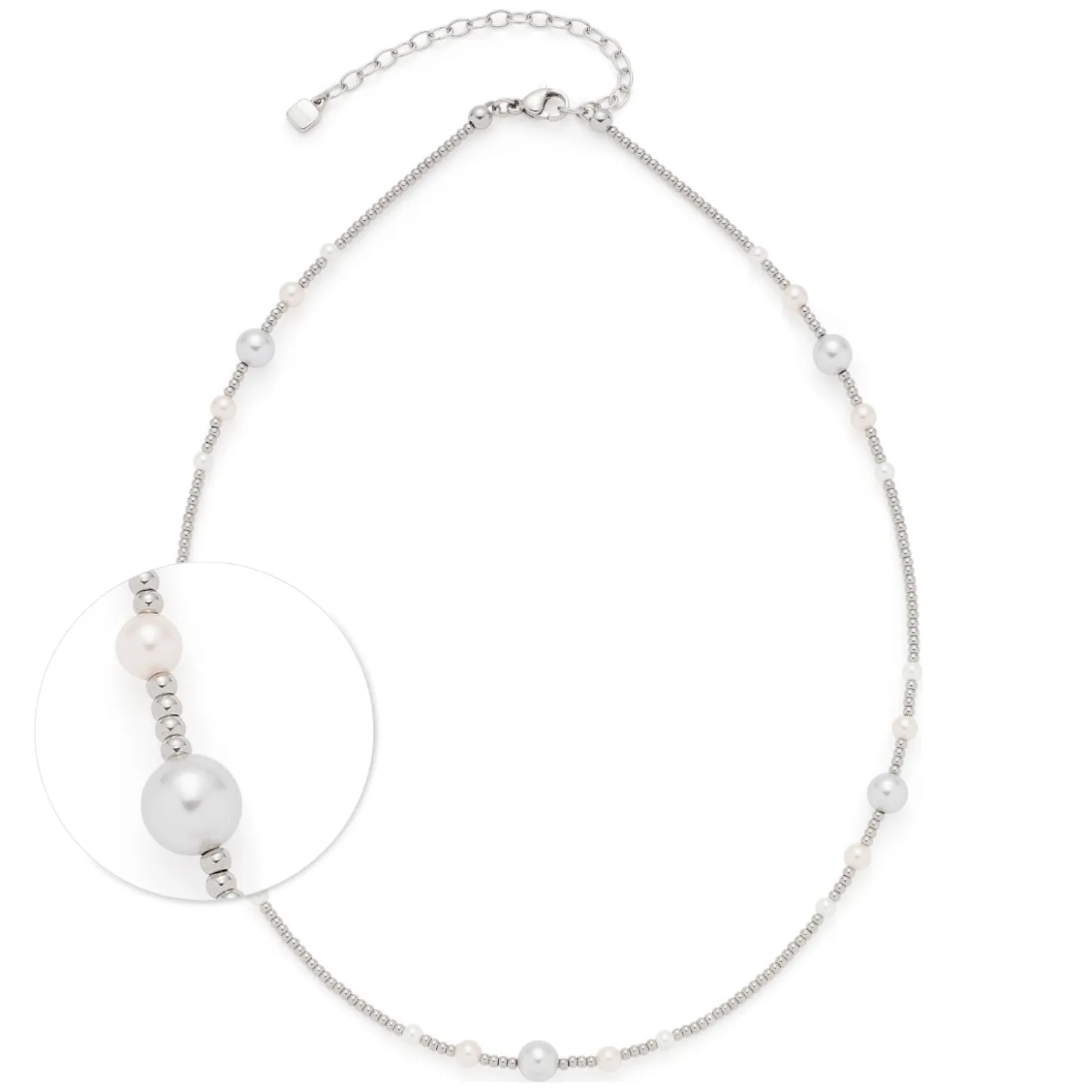 Halskette ELSANA 42 cm silber