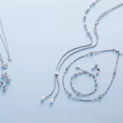 Halskette ELSANA 42 cm silber