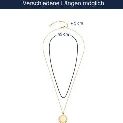 Halskette FERRARA 45 cm gold