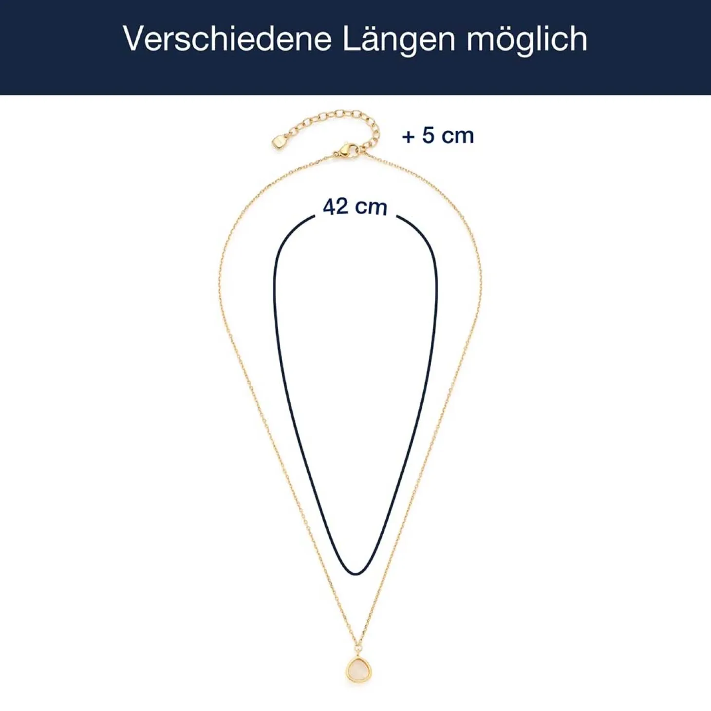 Halskette INDRA 42 cm gold CIAO