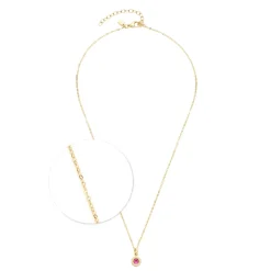 Halskette ISA 42 cm gold/pink Sommer Special