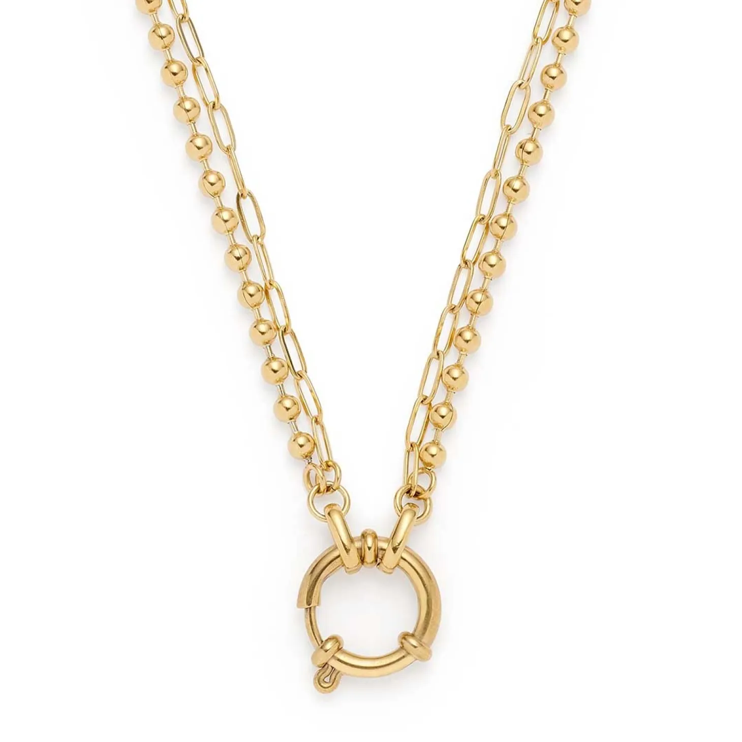 Halskette LIZZY 45 cm gold Clip & Mix