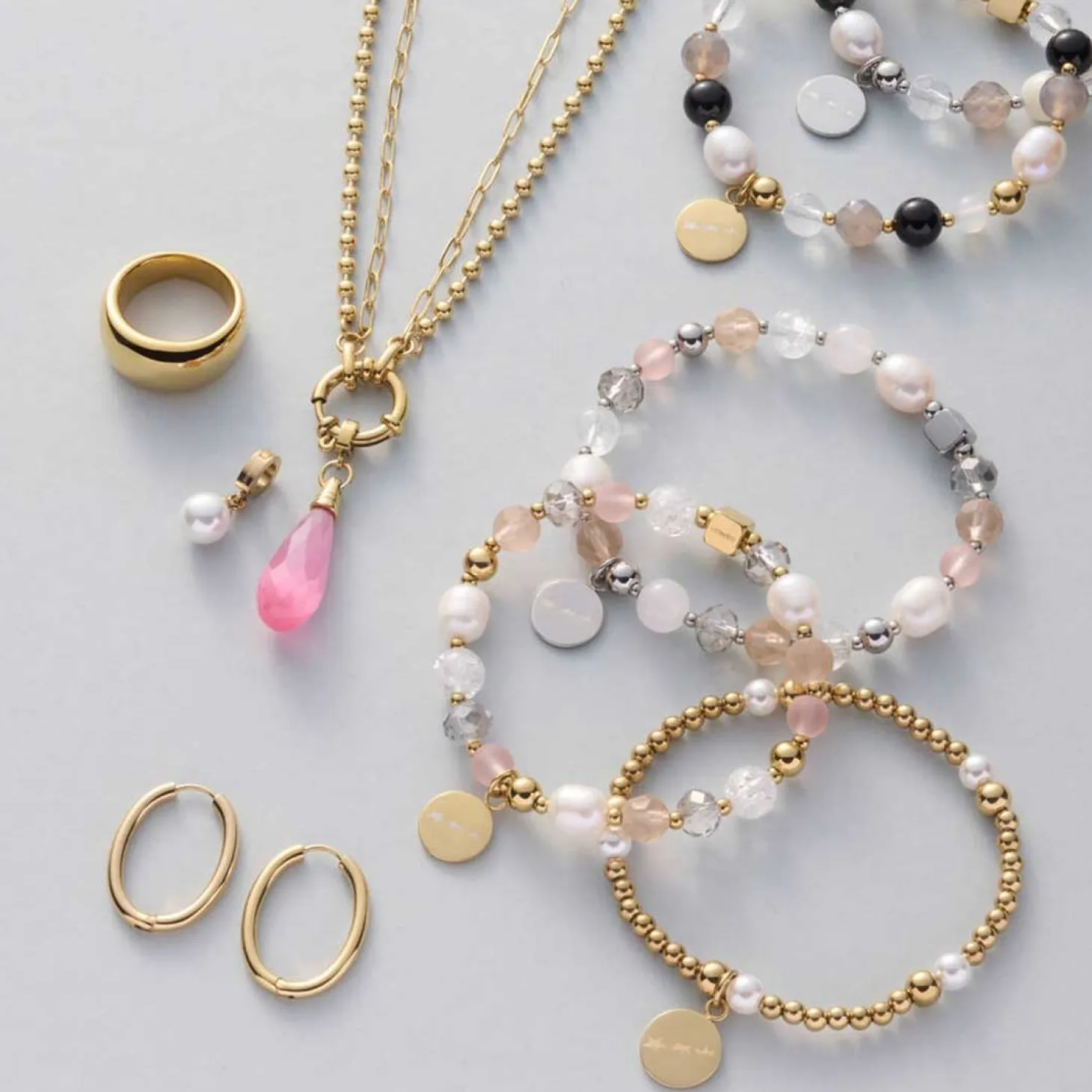 Halskette LIZZY 45 cm gold Clip & Mix