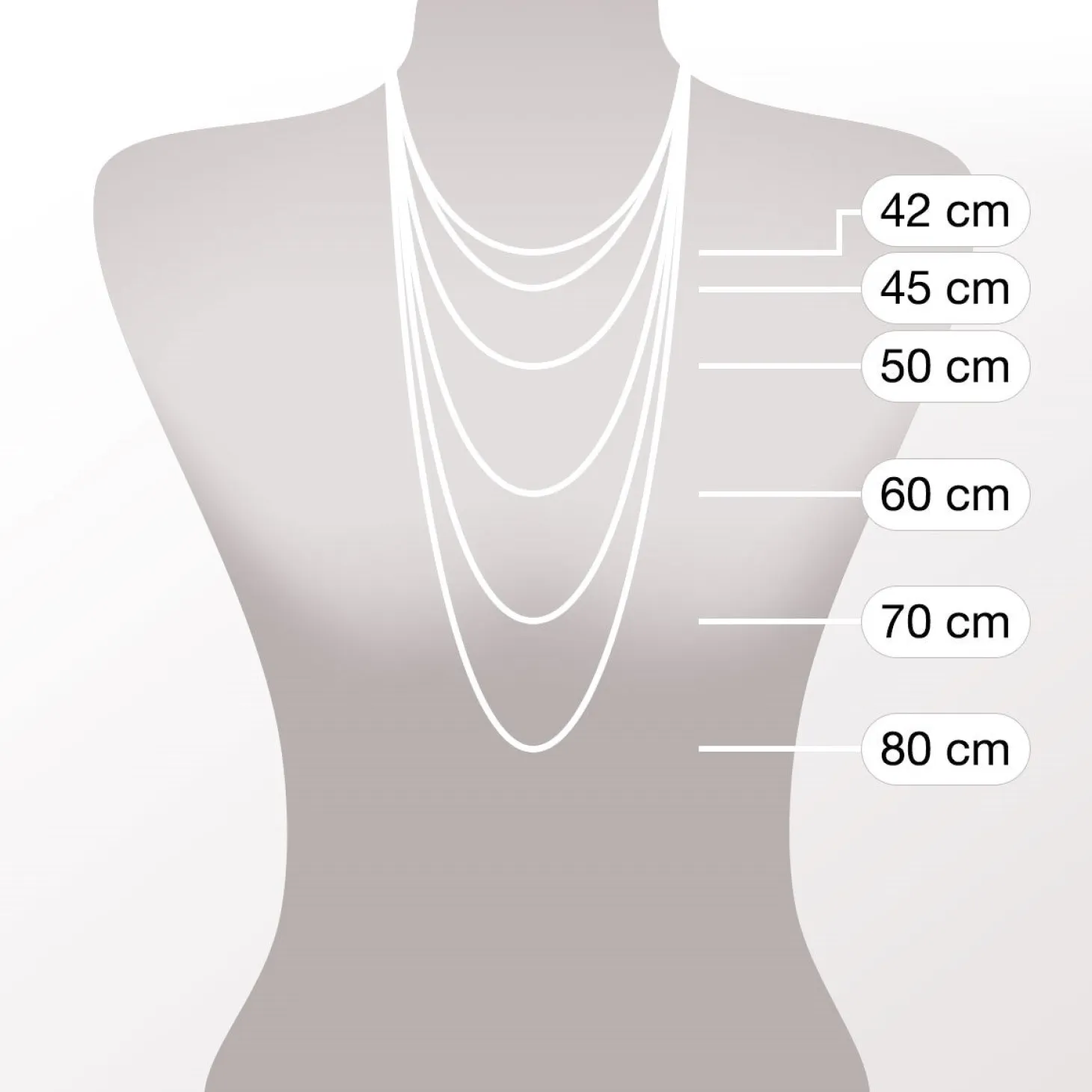 Halskette MANON 80 cm Clip & Mix