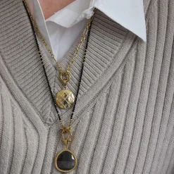 Halskette NINON Clip & Mix 70 cm gold