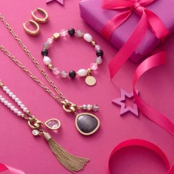 Halskette NINON Clip & Mix 70 cm gold