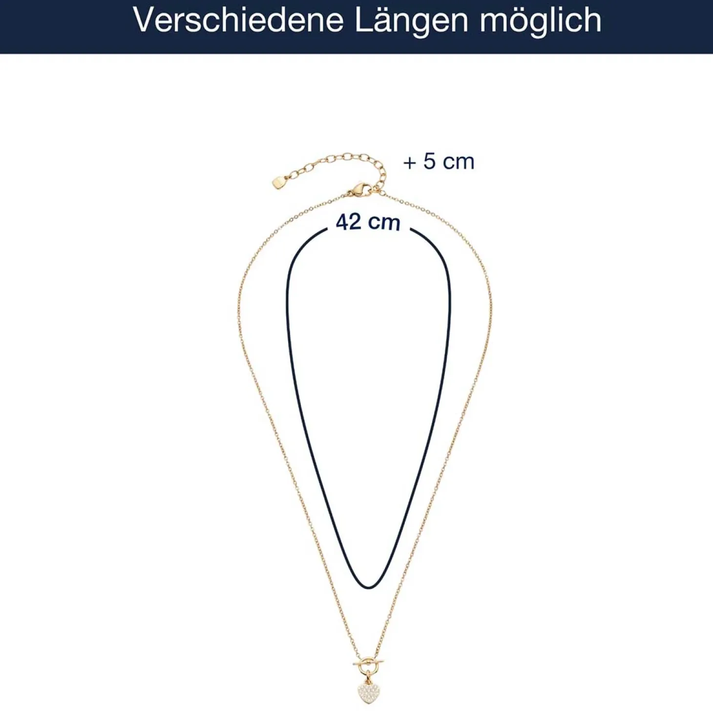 Halskette NOEMI 42 cm gold CIAO