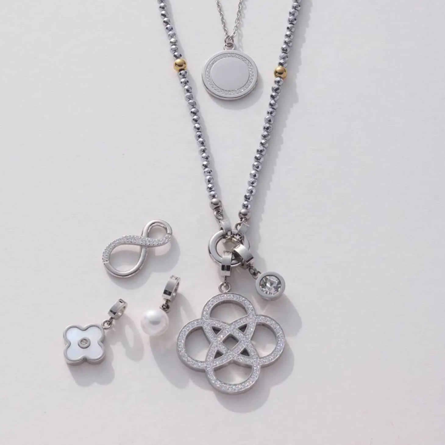 Halskette NOURA 70 cm Clip & Mix