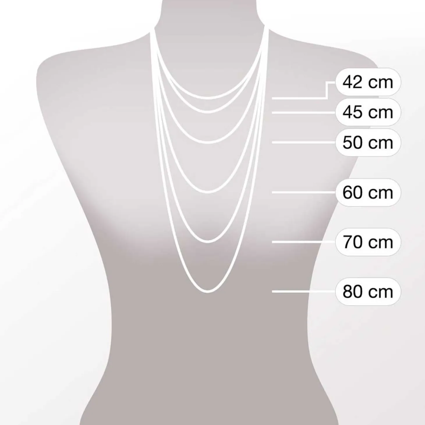 Halskette NOURA 70 cm Clip & Mix