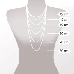 Halskette PILEA 45 cm gold mit persönlicher Gravur