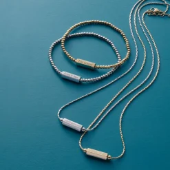 Halskette PILEA 45 cm mit persönlicher Gravur