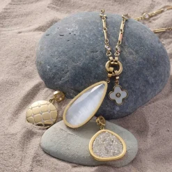 Halskette REBECCA 80 cm gold Clip & Mix