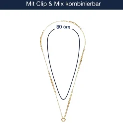 Halskette SUZANNE 80 cm gold Clip & Mix