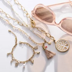 Halskette TORY 80 cm gold