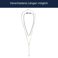 Halskette YVONNE 90 cm gold