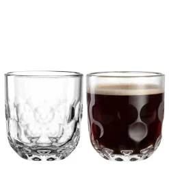 Kaffeeglas GOCCE 220ml 1. Variante 2er-Set