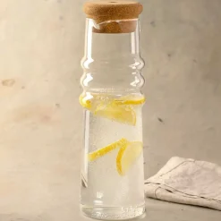 Karaffe SOLE 0,9 l mit Korkstopfen