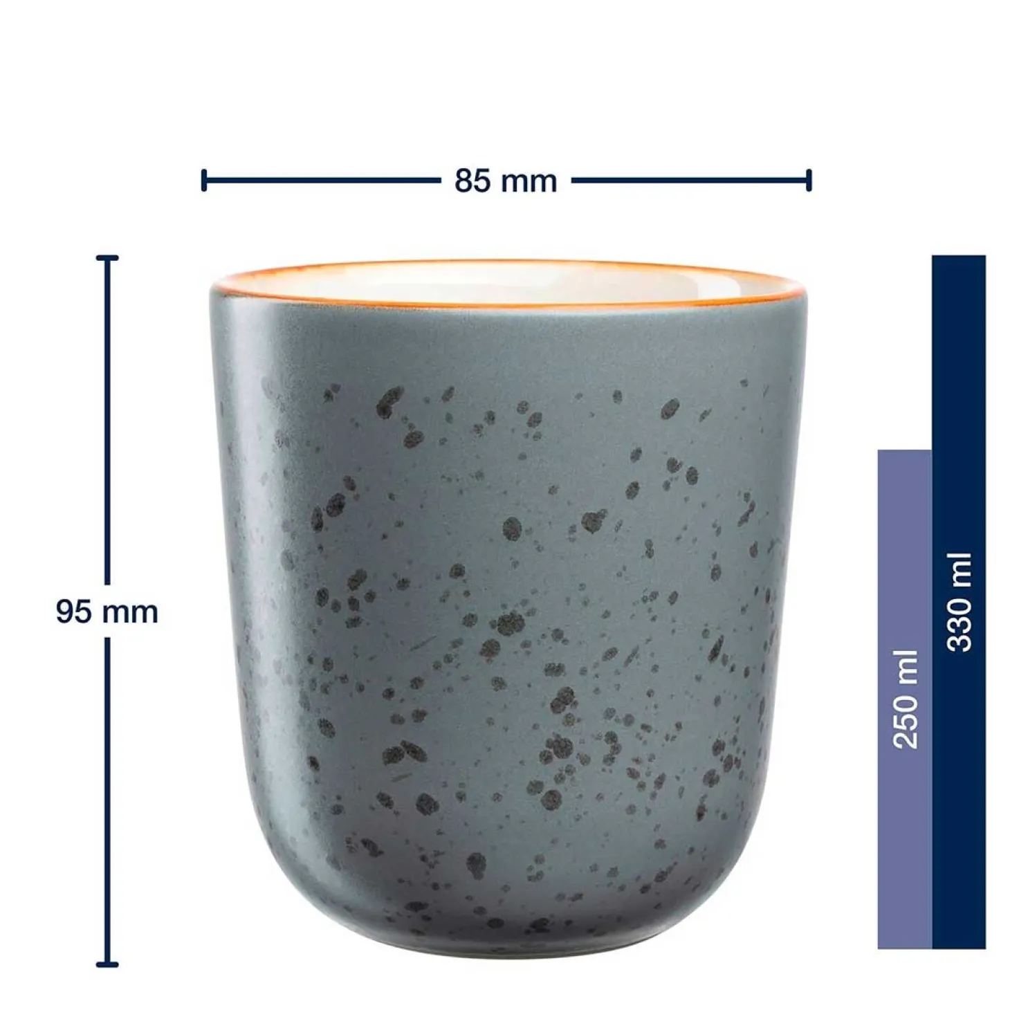 Keramikbecher ROMA 330 ml 4er-Set