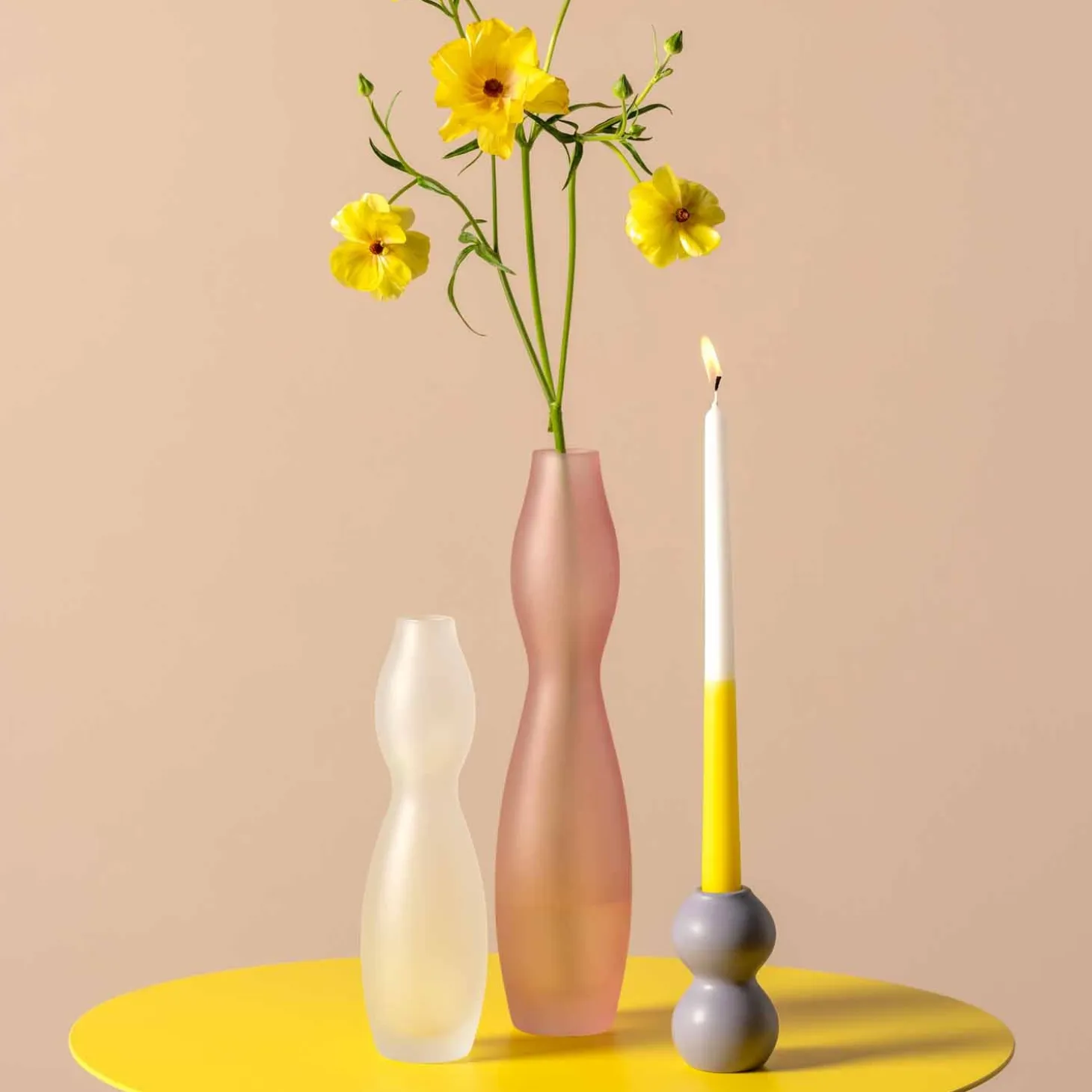 Keramikleuchter VIVACE 11 cm flieder