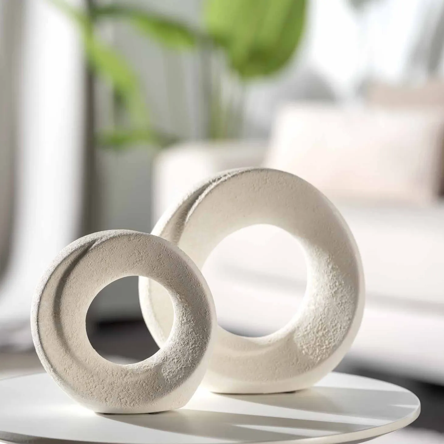 Keramikobjekt OGGETTO 22 cm weiß