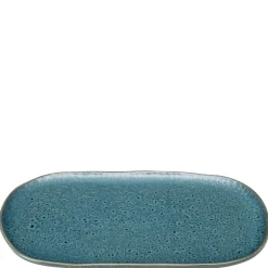 Keramikplatte MATERA 32 cm x 18 cm blau