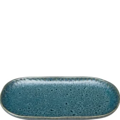 Keramikplatte MATERA 22 cm x 12 cm blau