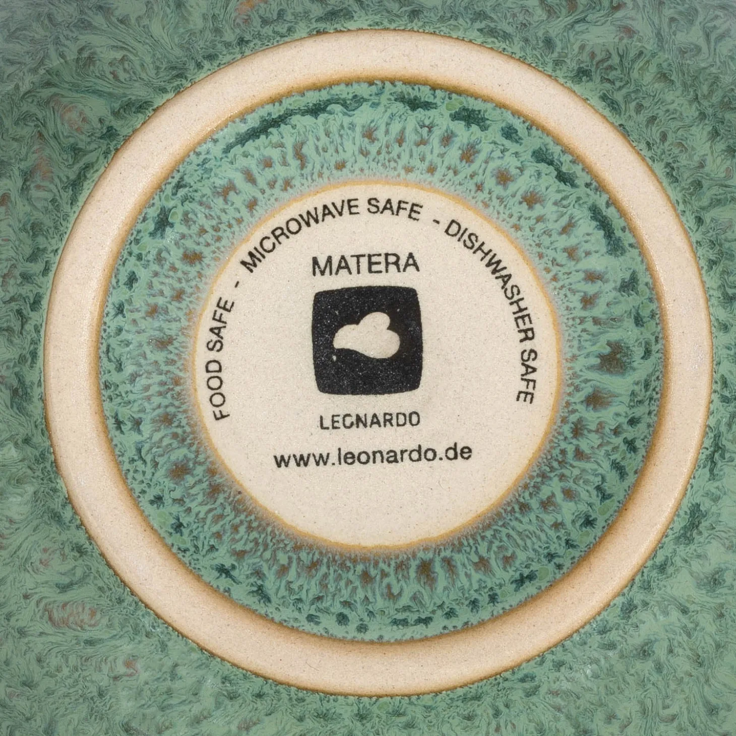 Keramikschale MATERA 12 cm grün 6er-Set