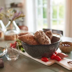 Keramikschale MATERA 24 cm anthrazit