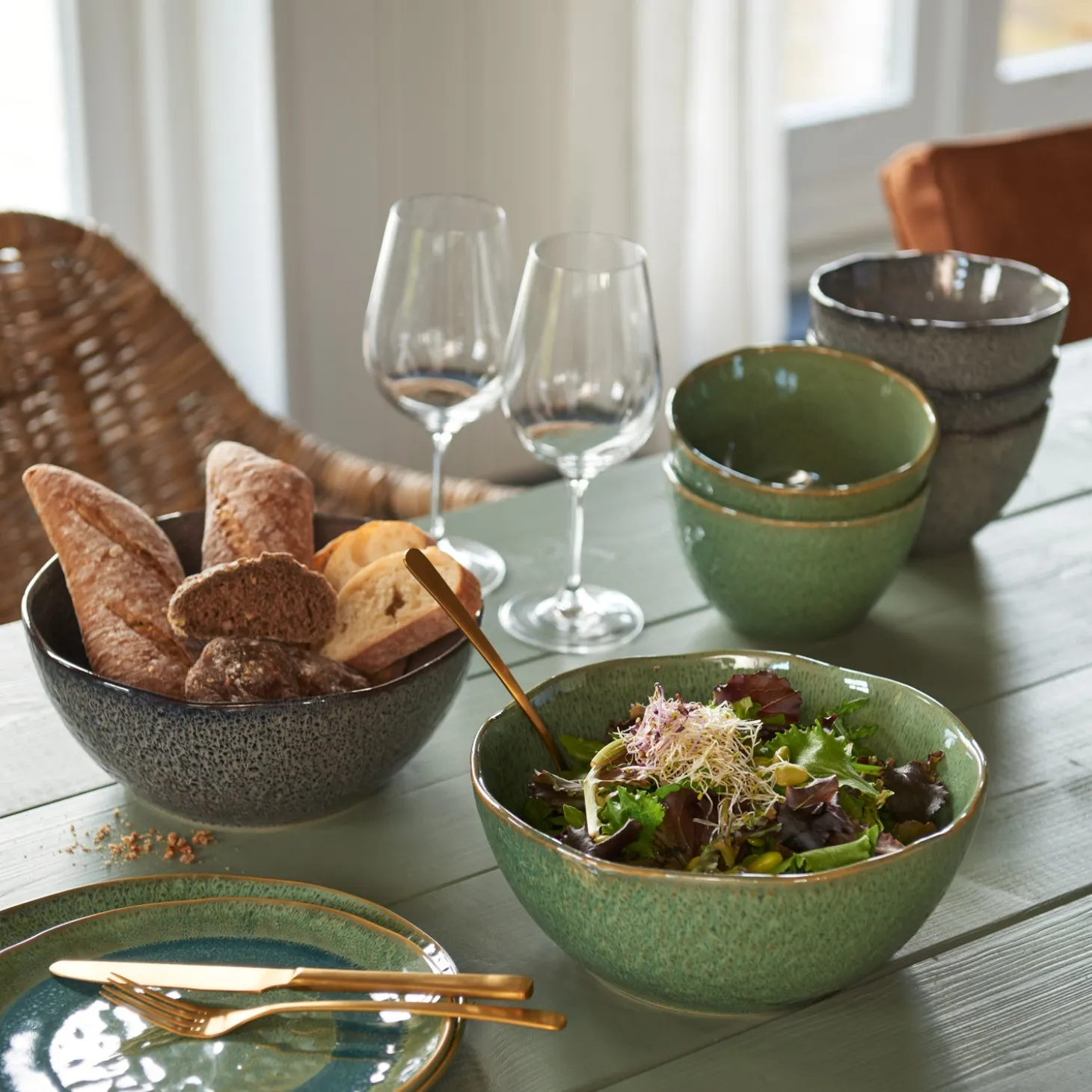 Keramikschale MATERA 24 cm anthrazit