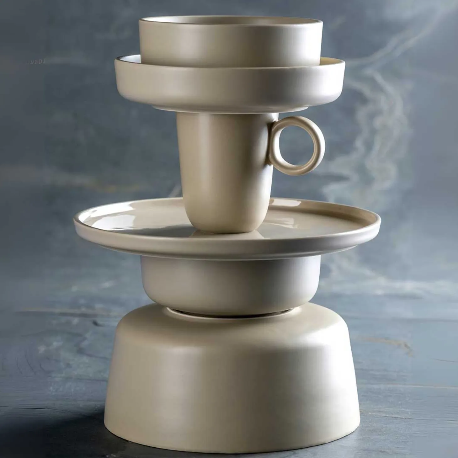 Keramikschale ROMA 23 cm beige