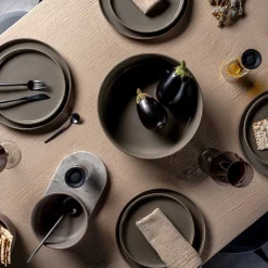 Keramikschale ROMA 30 cm taupe