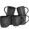 Keramiktasse MATERA 430 ml anthrazit 6er-Set