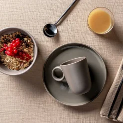 Keramiktasse ROMA 400 ml taupe 6er-Set