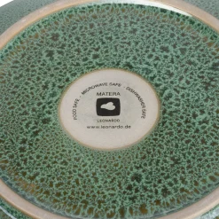 Keramikteller MATERA 21 cm grün tief 6er-Set