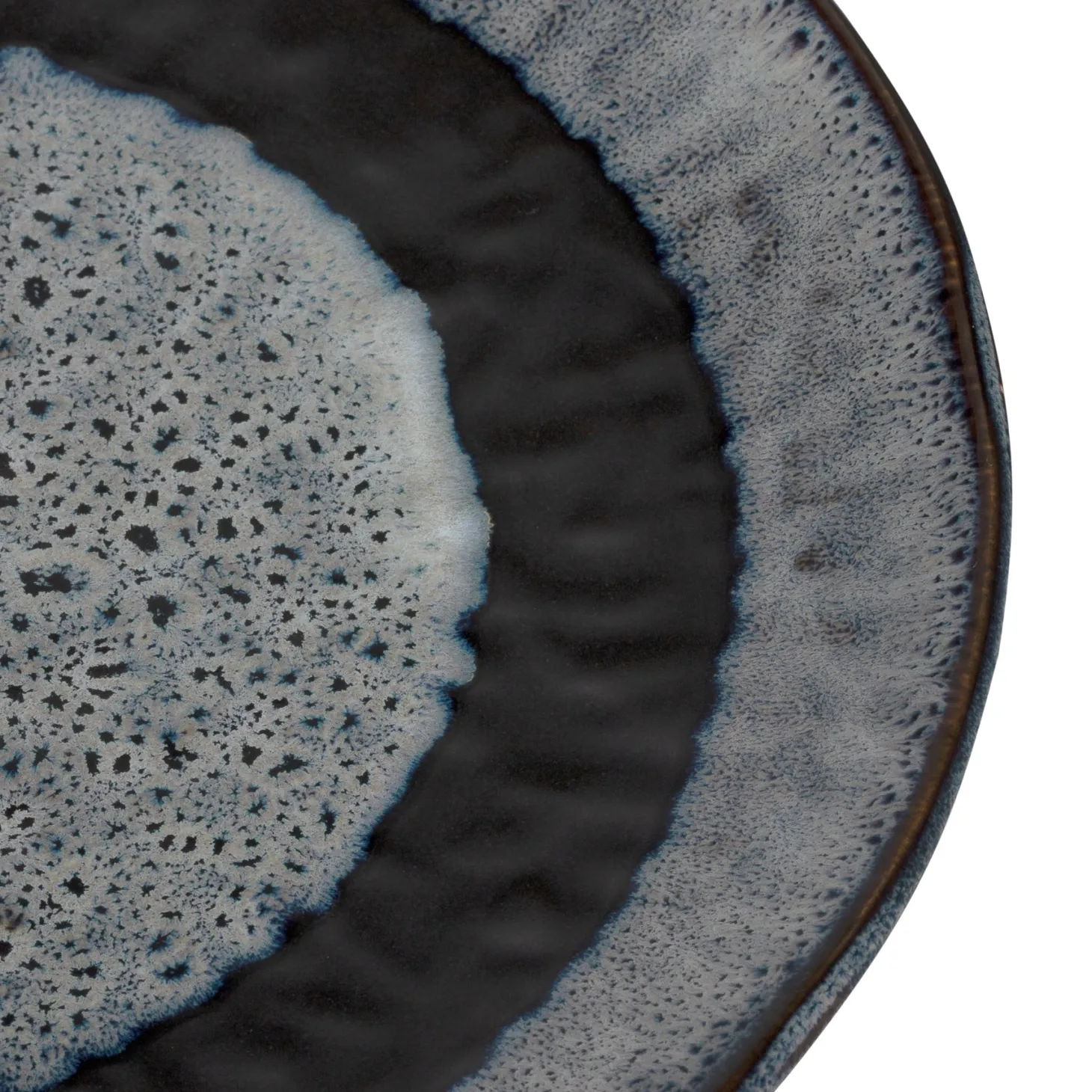 Keramikteller MATERA 23 cm anthrazit 6er-Set