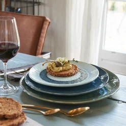 Keramikteller MATERA 32 cm grün