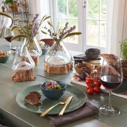 Keramikteller MATERA 32 cm grün