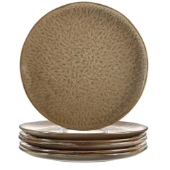 Keramikteller MATERA 27 cm beige 6er-Set