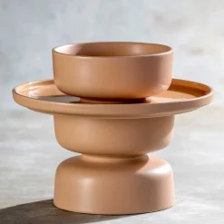 Keramikteller ROMA 27 cm apricot 6er-Set