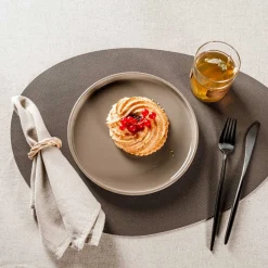 Keramikteller ROMA 22 cm beige 6er-Set